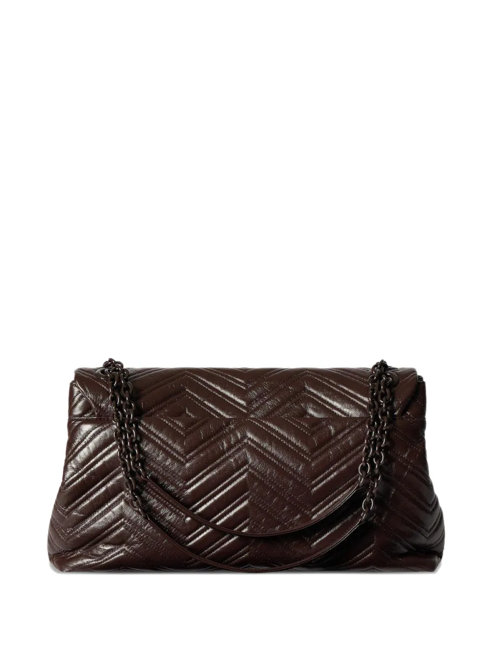 Gucci matelassé chevron shoulder bag - Bruin
