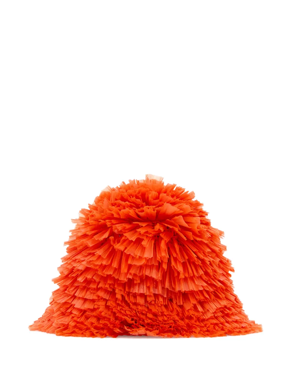 Prada logo-plaque hat Oranje