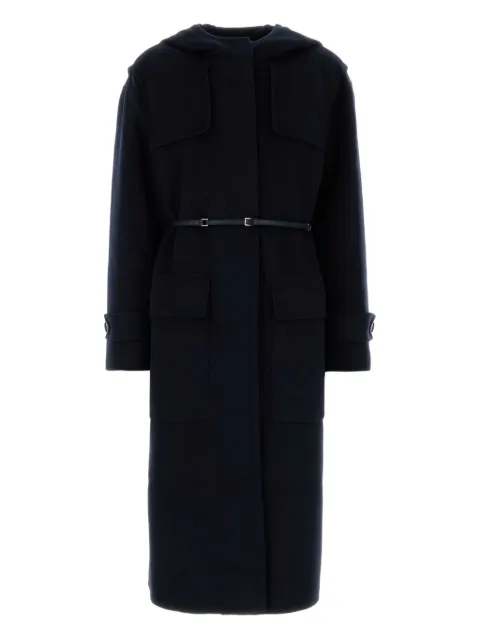'S Max Mara Rima hooded belted coat