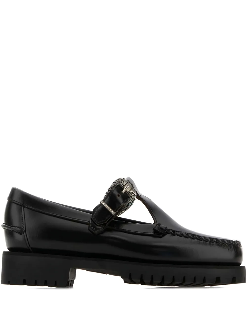 Sebago Aurora buckle-detail leather loafers - Nero