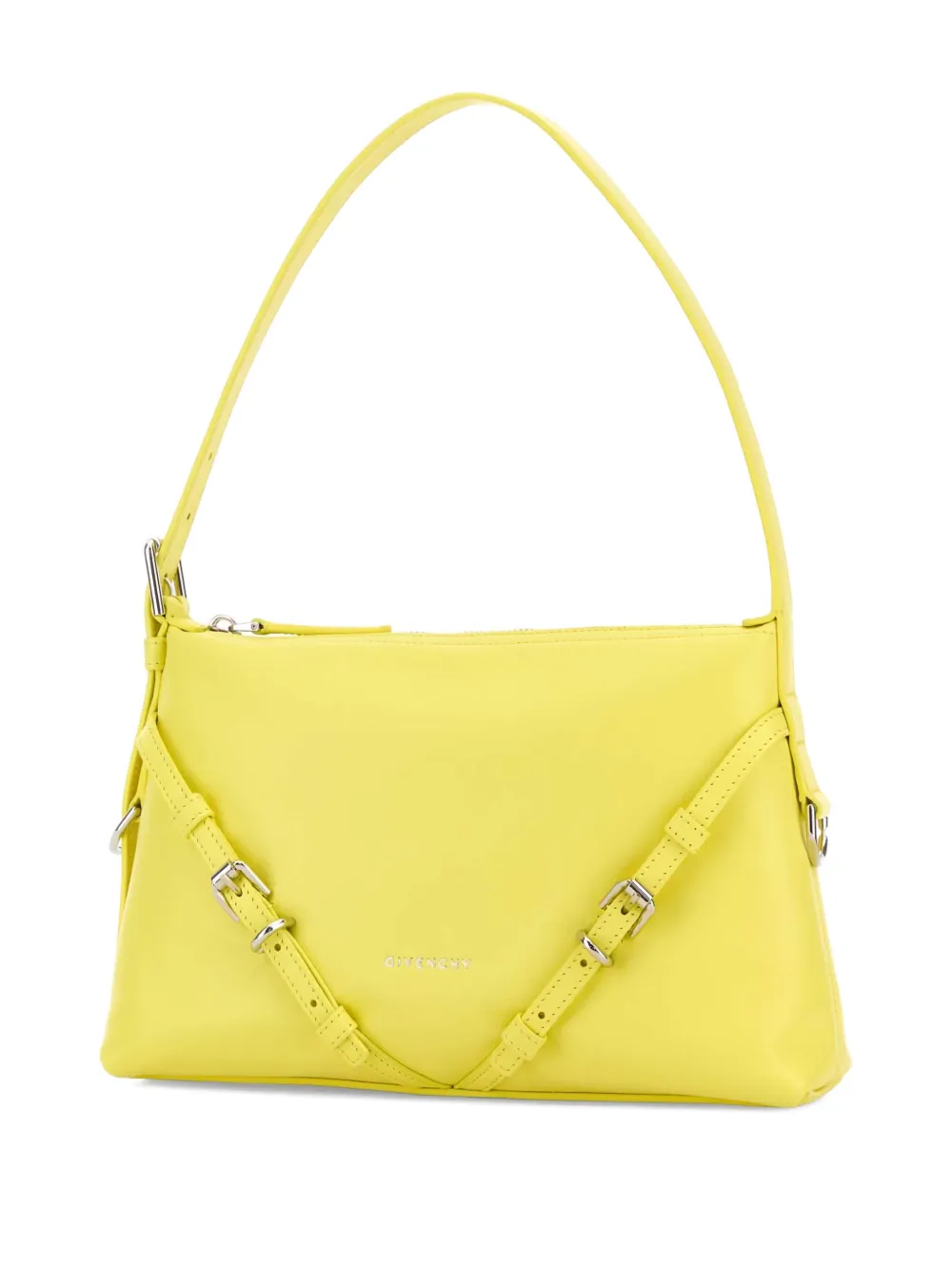 Givenchy Mini Voyou Shoulder Bag With Adjustable Strap In Yellow