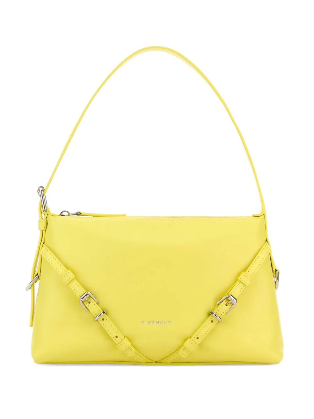 Givenchy Mini Voyou Shoulder Bag With Adjustable Strap In Yellow