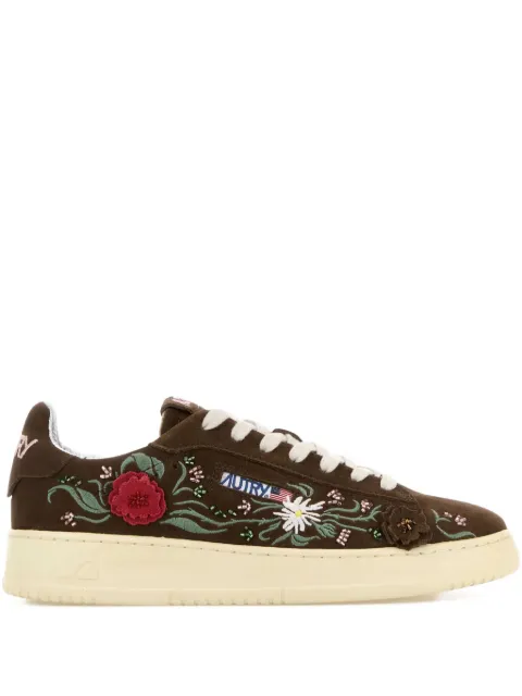 Autry floral dallas suede sneakers