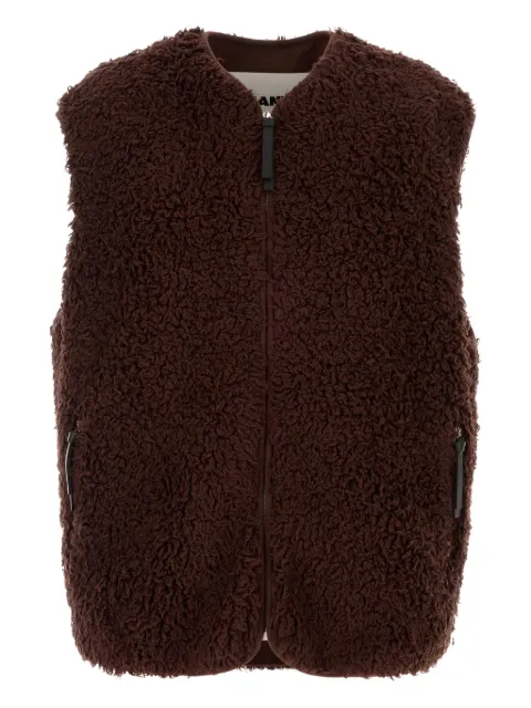 Jil Sander zip-fastening gilet