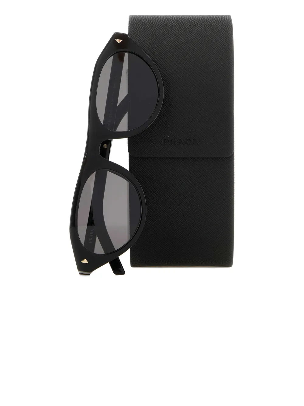Prada geometric-frame sunglasses Zwart
