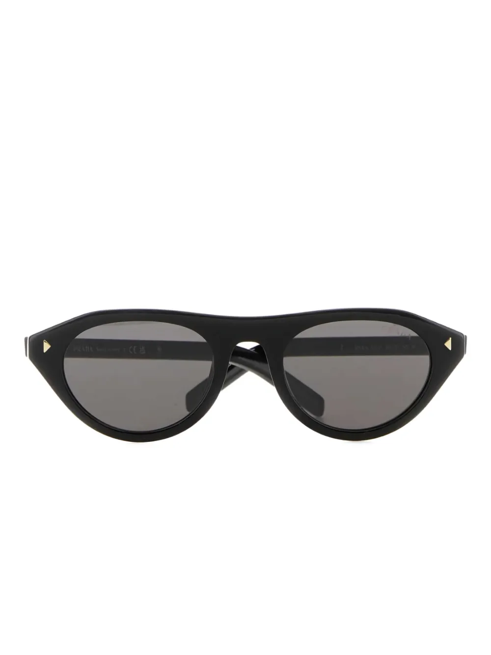 Prada geometric-frame sunglasses - Zwart