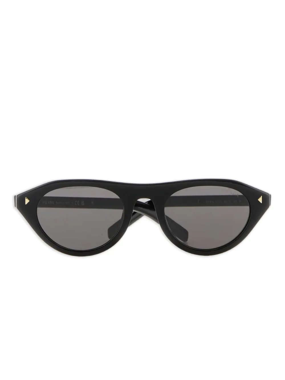 Prada geometric-frame sunglasses Zwart