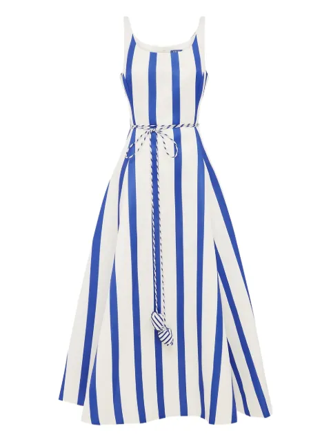 Leo Lin Serafina striped maxi dress