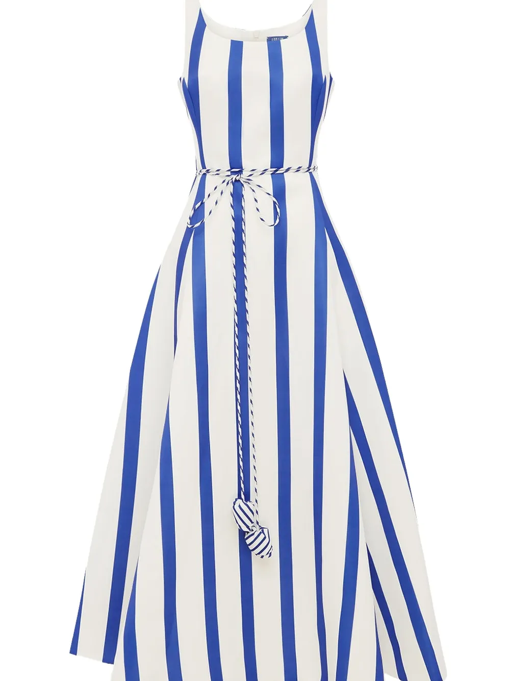 Leo Lin Serafina gestreepte maxi-jurk - Wit