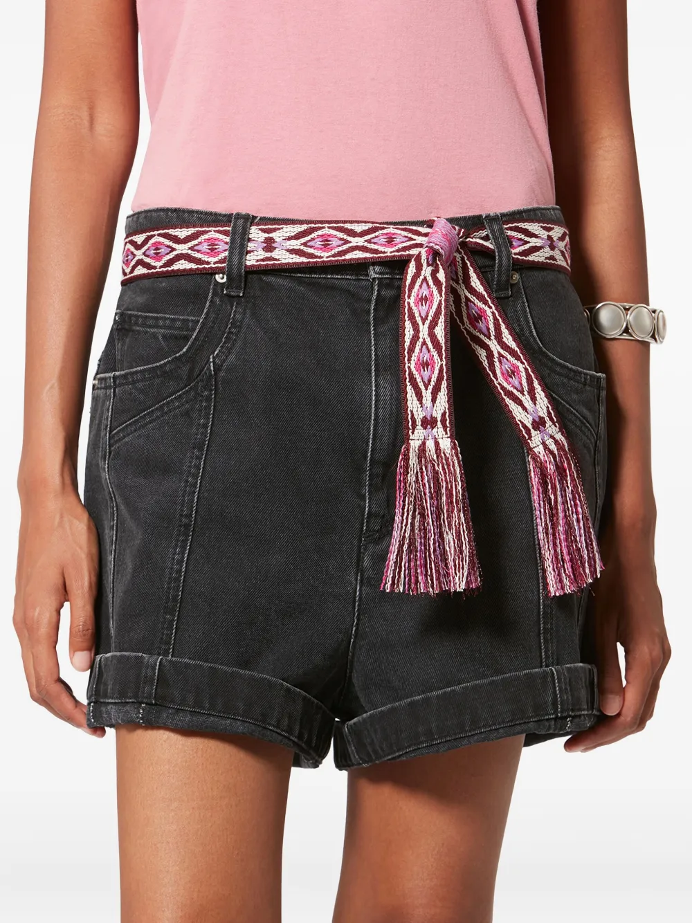Etki Geometric-Pattern Belt