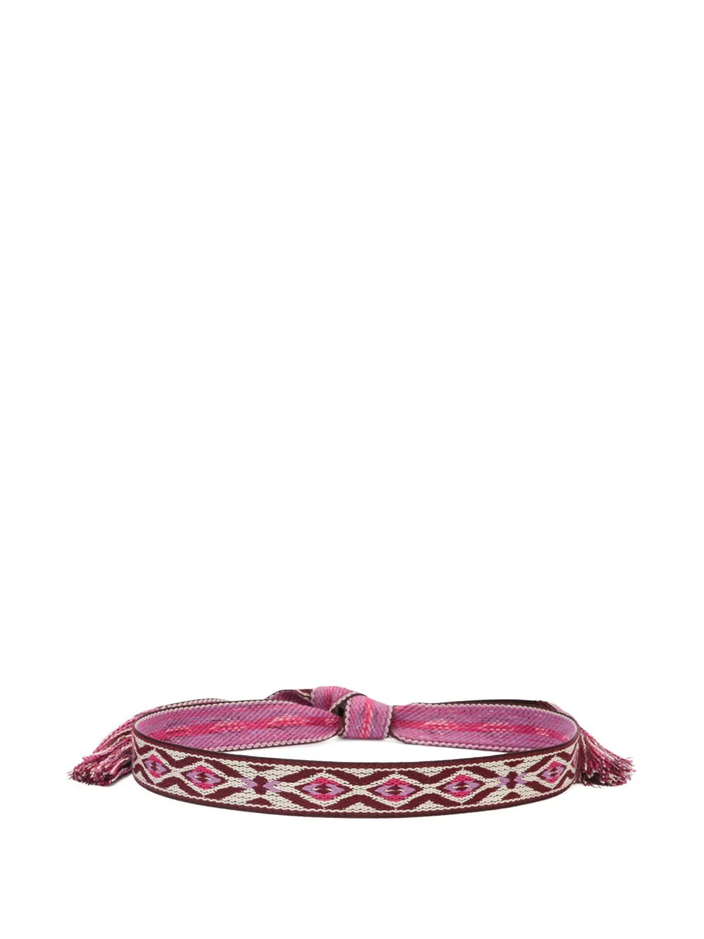 ISABEL MARANT ETKI riem met geometrisch patroon - Roze