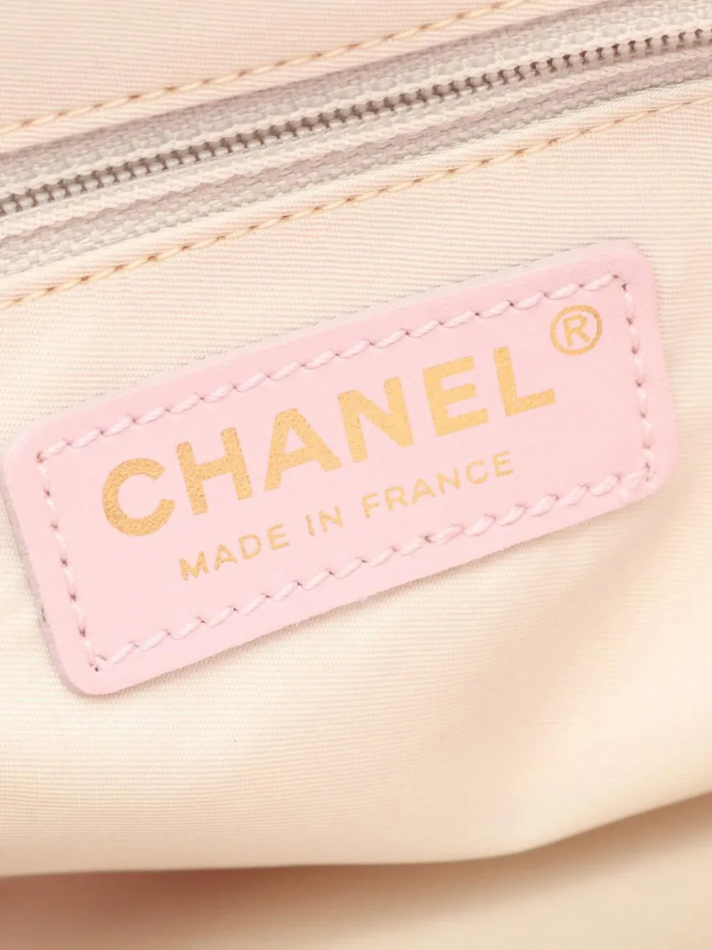 Pre-owned Chanel 2003-2004 New Travel Line Pm Tote Bag In Pink