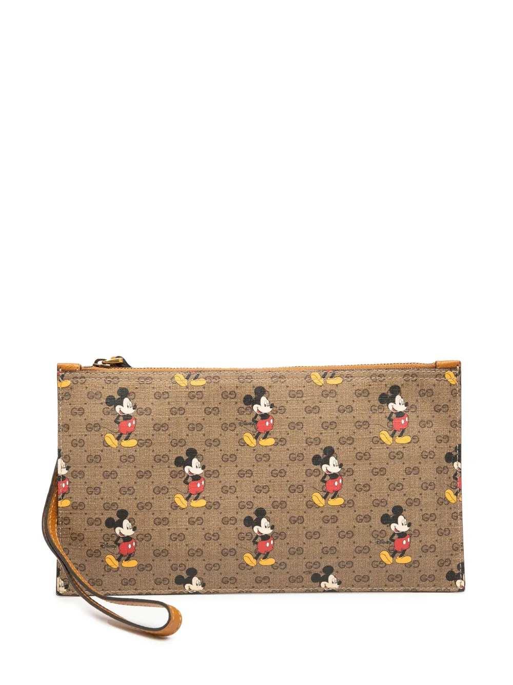 Gucci Pre-Owned 2016-2025 Disney Micro GG Mickey Mouse pouch | Brown | Image 1