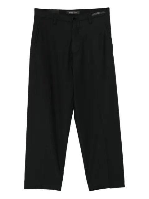 michael coal straight-leg wool trousers