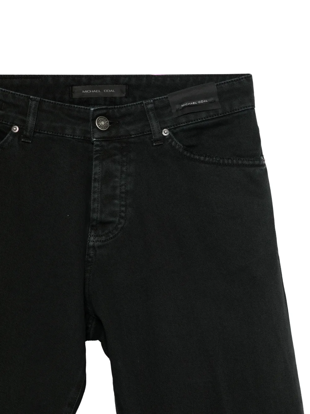 Tappered-Leg Cotton Jeans