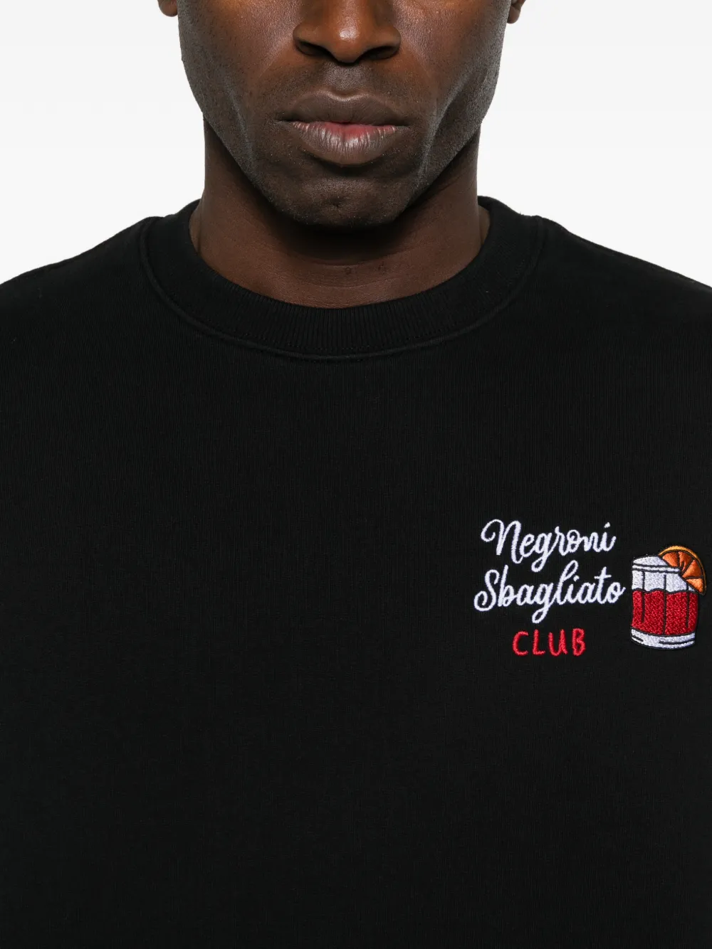 MC2 Saint Barth Soho N Light sweater met ronde hals Zwart