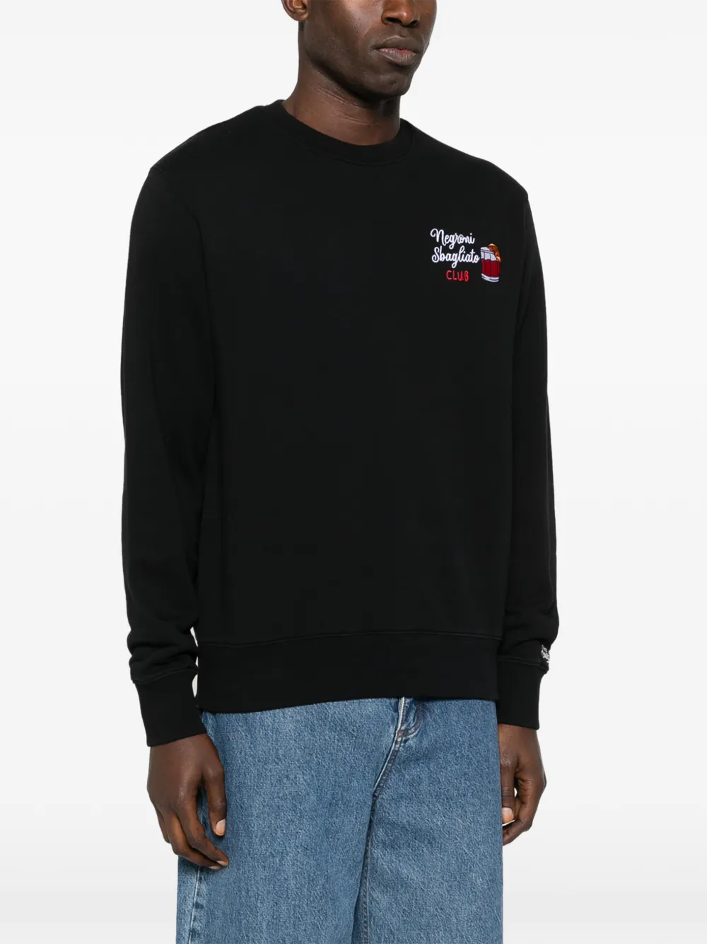  Mc2 Saint Barth Soho N Light Crew-neck Sweatshirt - Black 