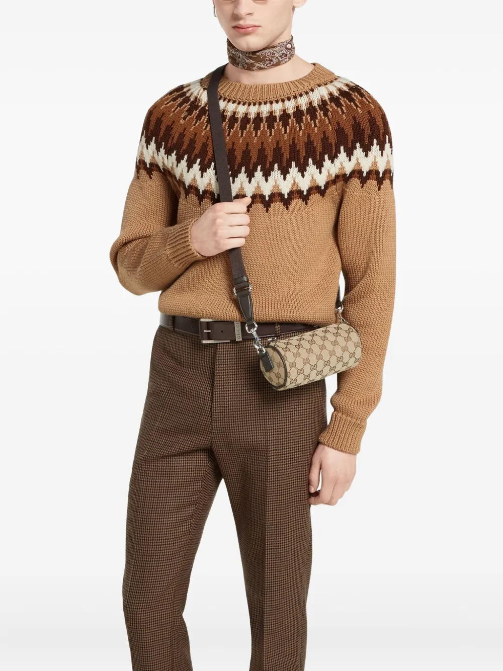 Gucci gg canvas web shoulder bag | Image 2