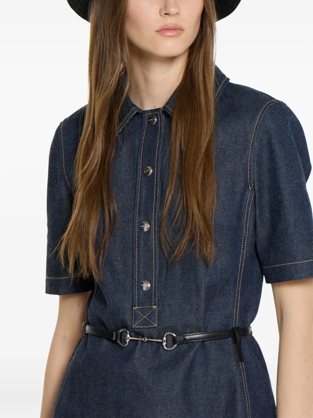 Gucci Women Reversible Gg Nylon Bucket Hat In Black