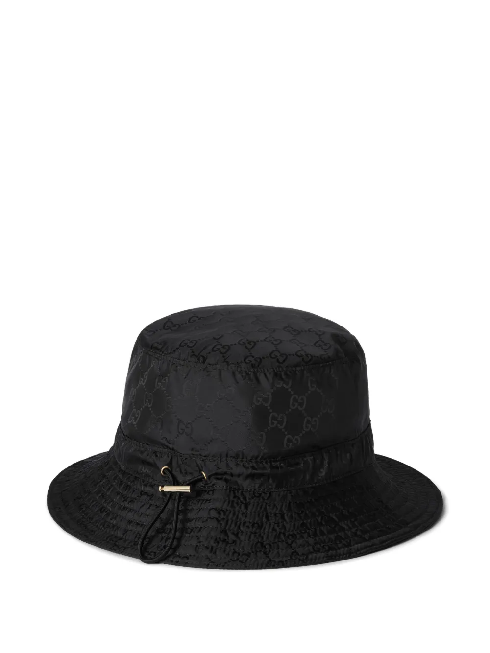 Gucci Women Reversible Gg Nylon Bucket Hat In Black