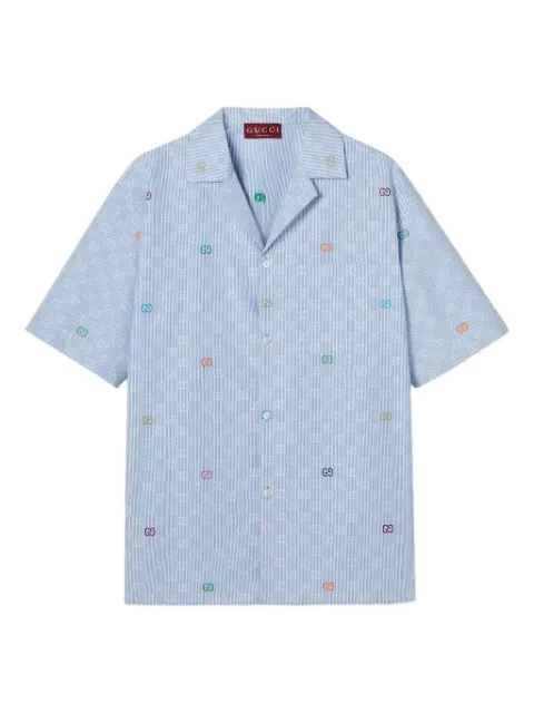Gucci gg detail short-sleeve shirt