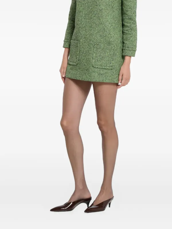 GUCCIエナメルミュール Gucci エナメルレザー ミュール 55mm | ブラウン | FARFETCH JP