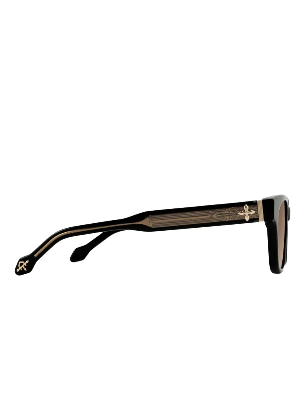  Dyrka Ruskin Square-frame Sunglasses - Black 