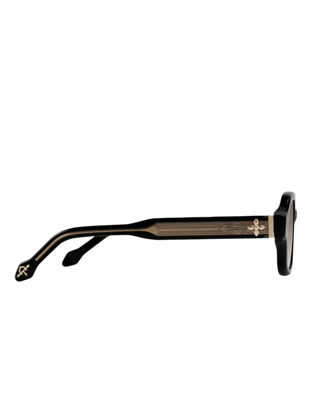  Dyrka Morghen Square-frame Sunglasses - Black 