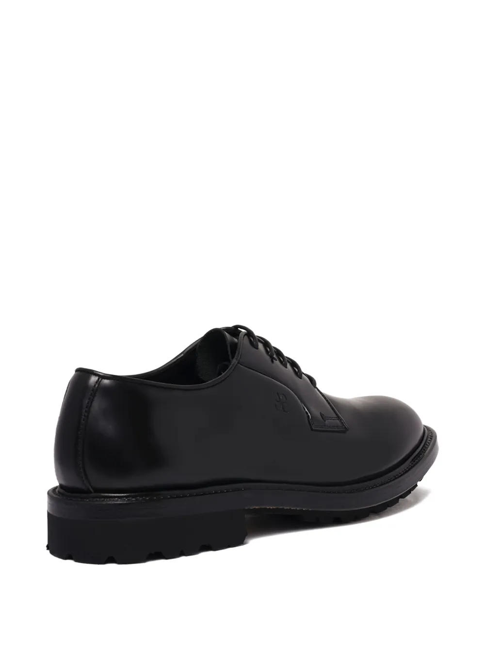 Fabi embossed-logo derby shoes Zwart