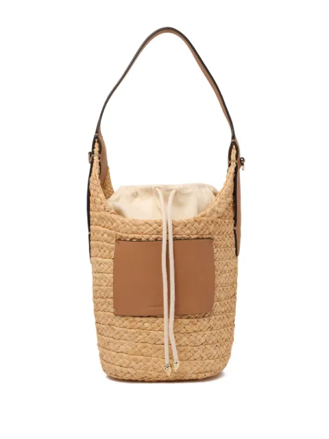 Helen Kaminski leather-pocket bucket bag
