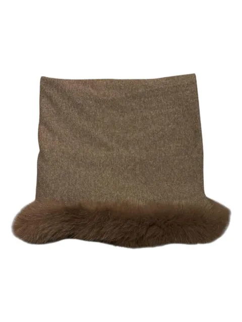 NIMA 1708 fur trim scarf