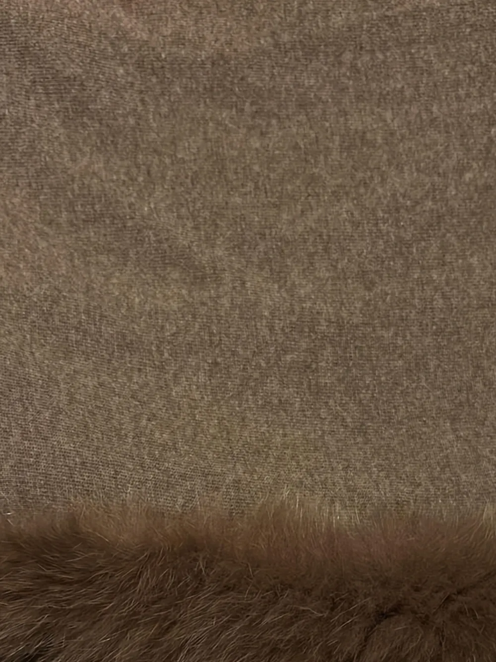 NIMA 1708 écharpe bordée de fourrure de raton laveur | Image 2