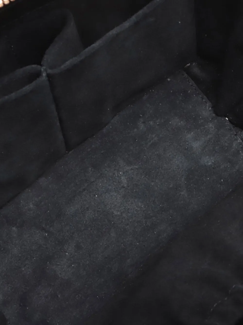 CHANEL Pre-owned 2019 Quilted Calfskin Travel Kit Vanity Case Satchel In Black