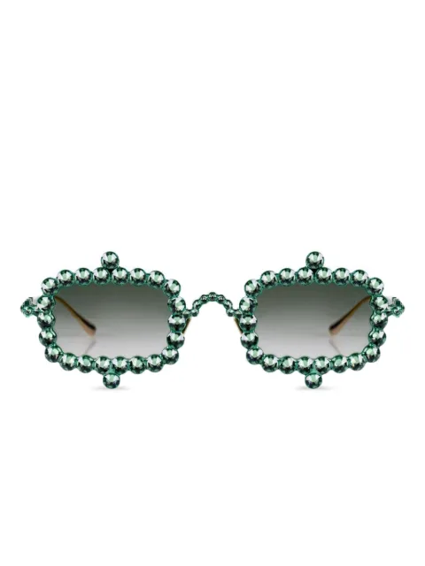 ANNA-KARIN KARLSSON Crystal Mirage embellished sunglasses