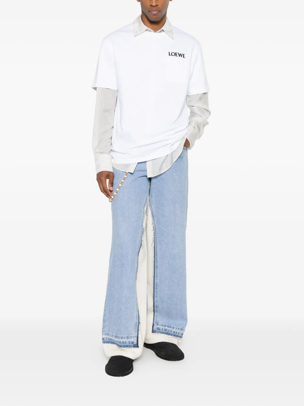 LOEWE pocket-detail T-shirt - Wit