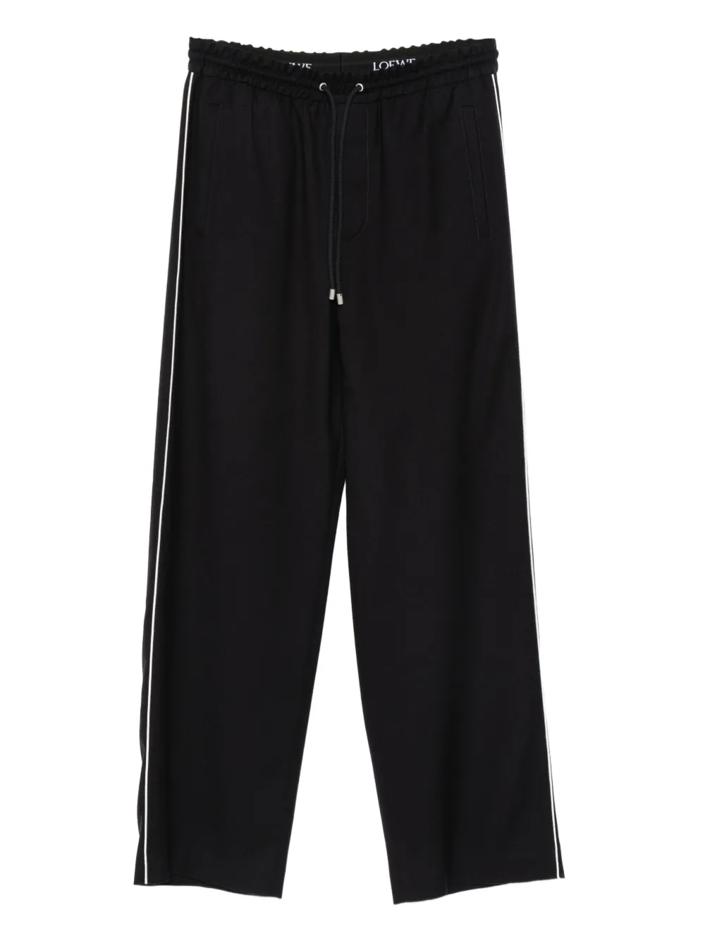LOEWE pantalon de jogging à rayures latérales | bleu | Image 1