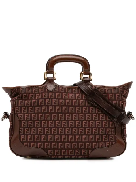 Fendi Pre-Owned bolsa satchel Zucchino Canvas 2000-2010