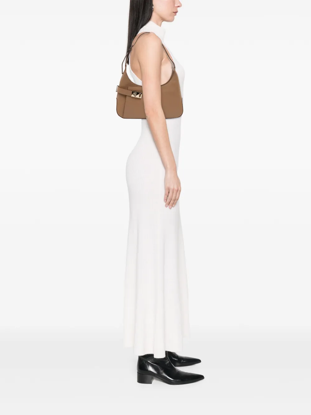 Ferragamo Pre-Owned 2010-2025 Leather Gancini shoulder bag | Pre-Owned | Image 2