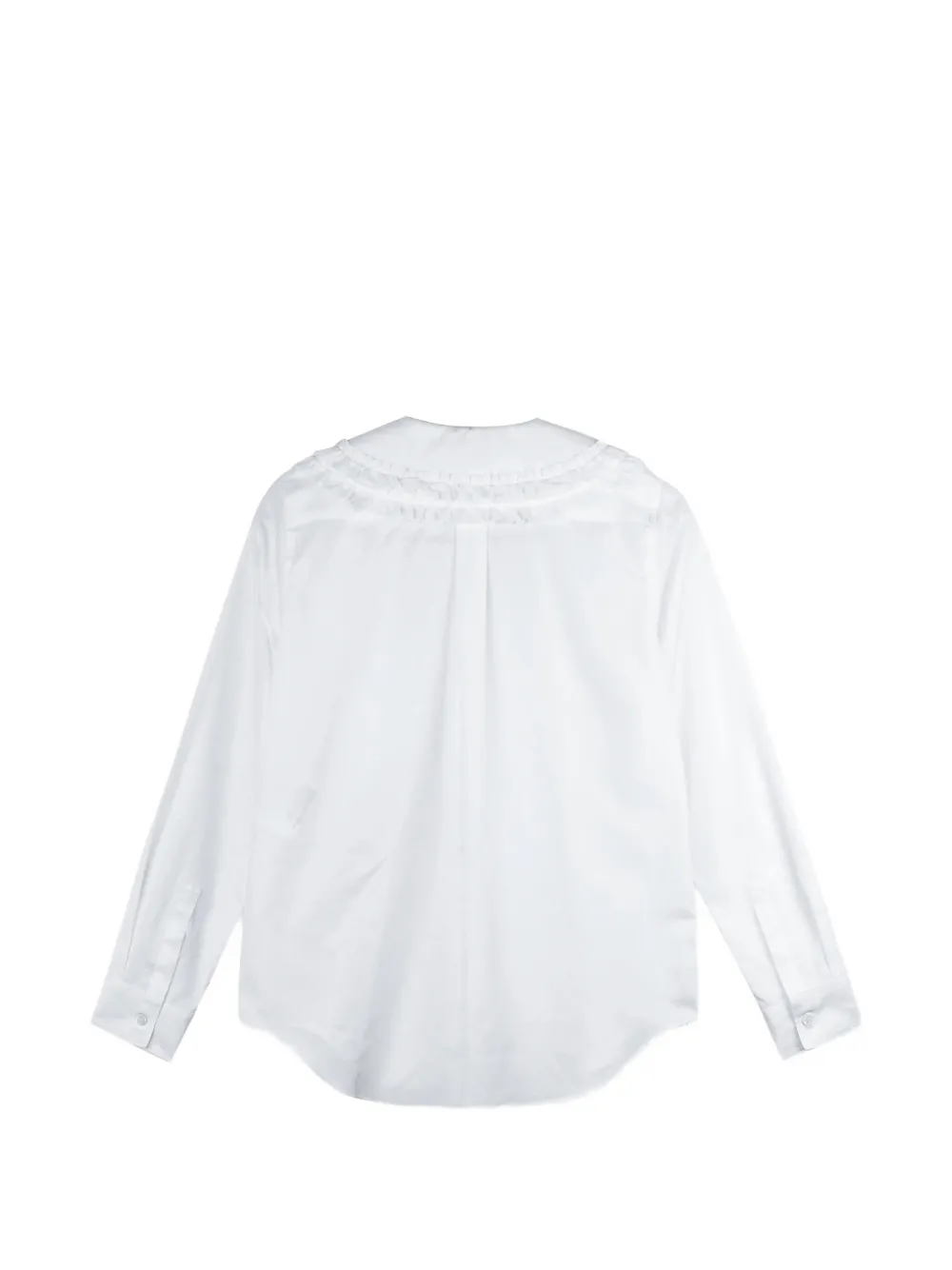 Comme Des Garçons Girl Blouse met ruches Wit