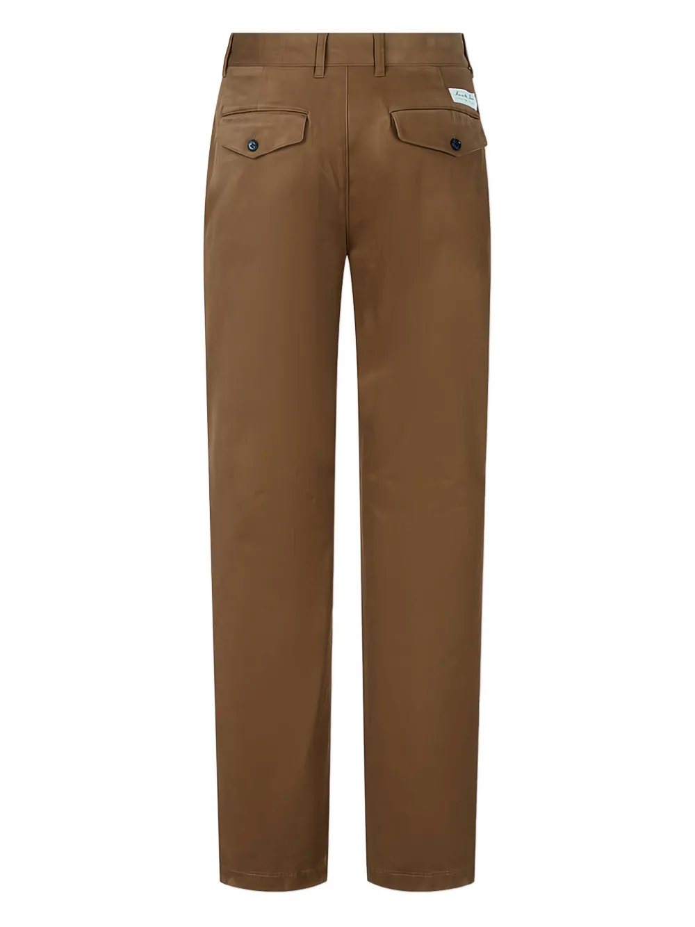 Man On The Boon. Straight Chino Pants In Brown