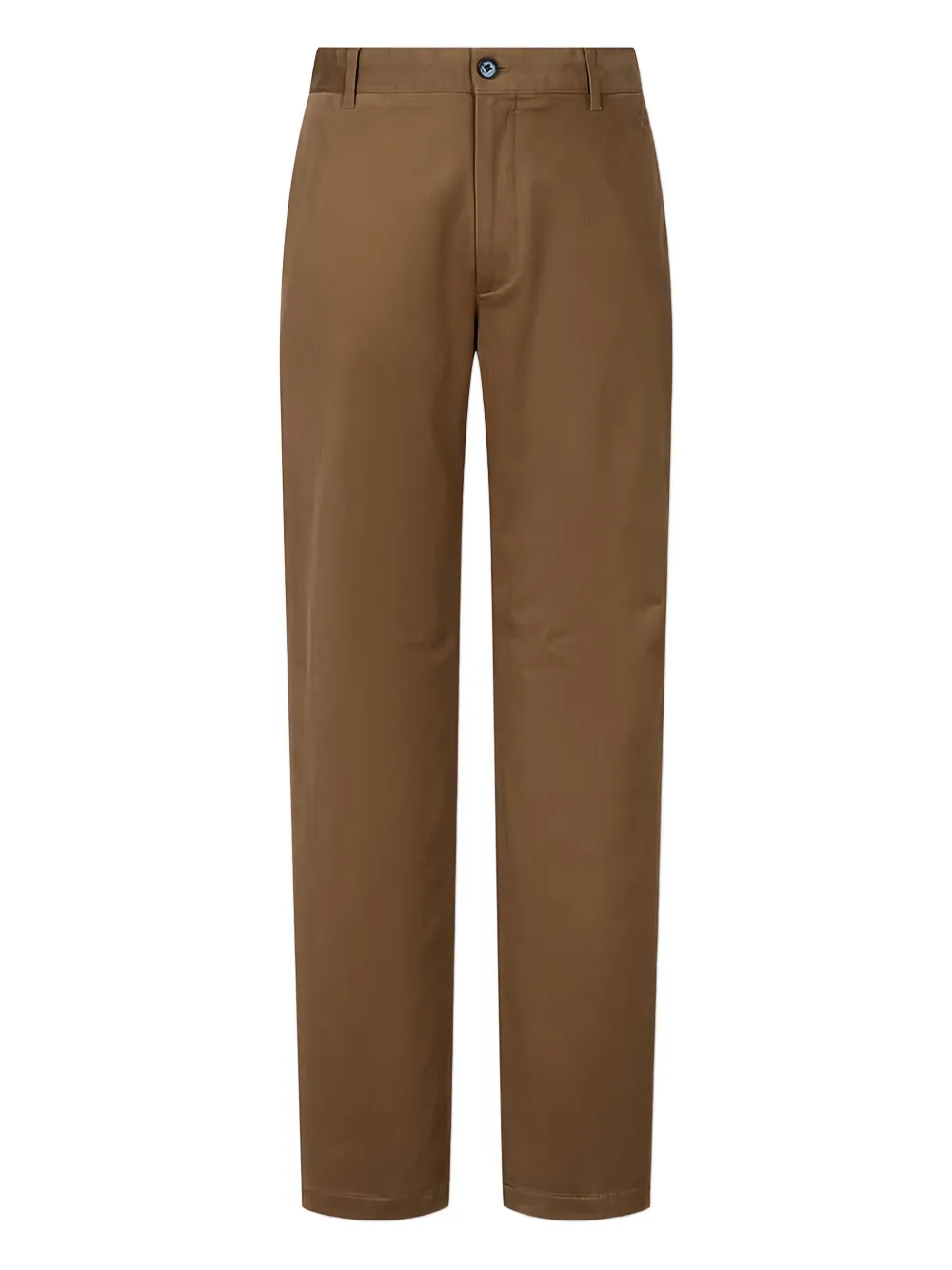 Man On The Boon. Straight Chino Pants In Brown