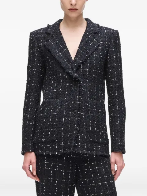 Karl Lagerfeld single-breasted tweed blazer