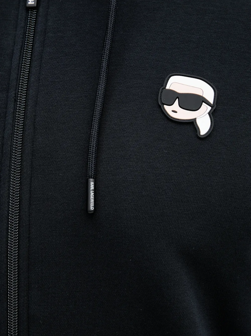 Karl Lagerfeld Hoodie met rits Blauw