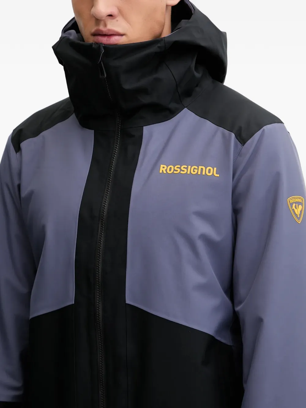 Rochrun Logo-Detail Hooded Ski Jacket