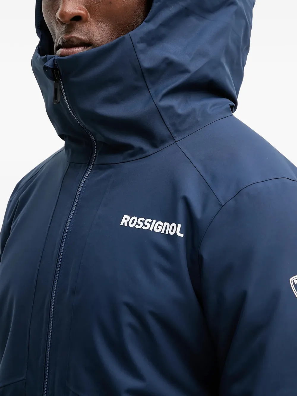 Rossignol Rochrun ski-jack met capuchon en rits Blauw