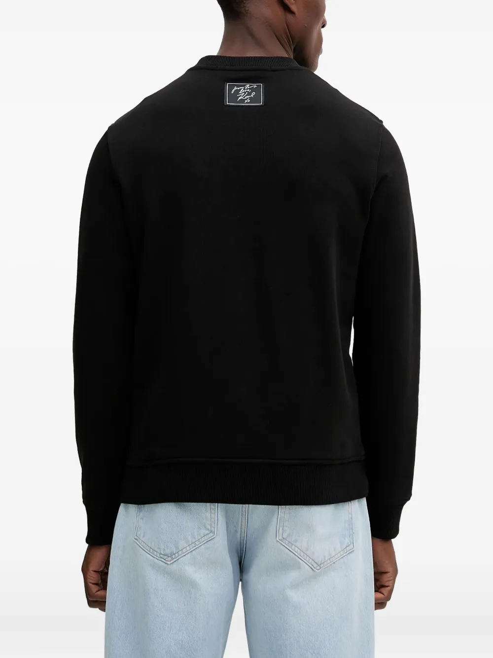 Karl Lagerfeld x Paris Hilton sweater met ronde hals Zwart