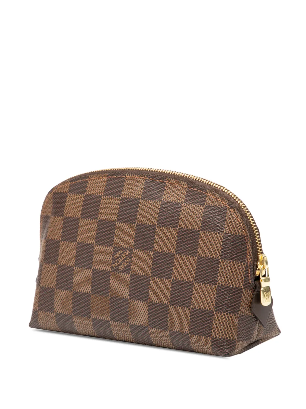 Pre-owned Louis Vuitton 2020 Damier Ebene Cosmetic Pouch In Brown