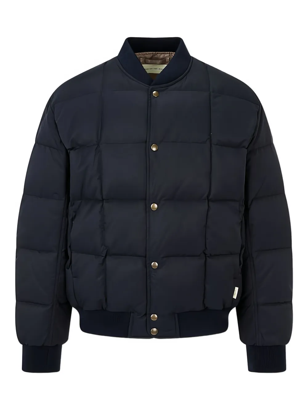 Man On The Boon. padded bomber jacket | Blue | Image 1