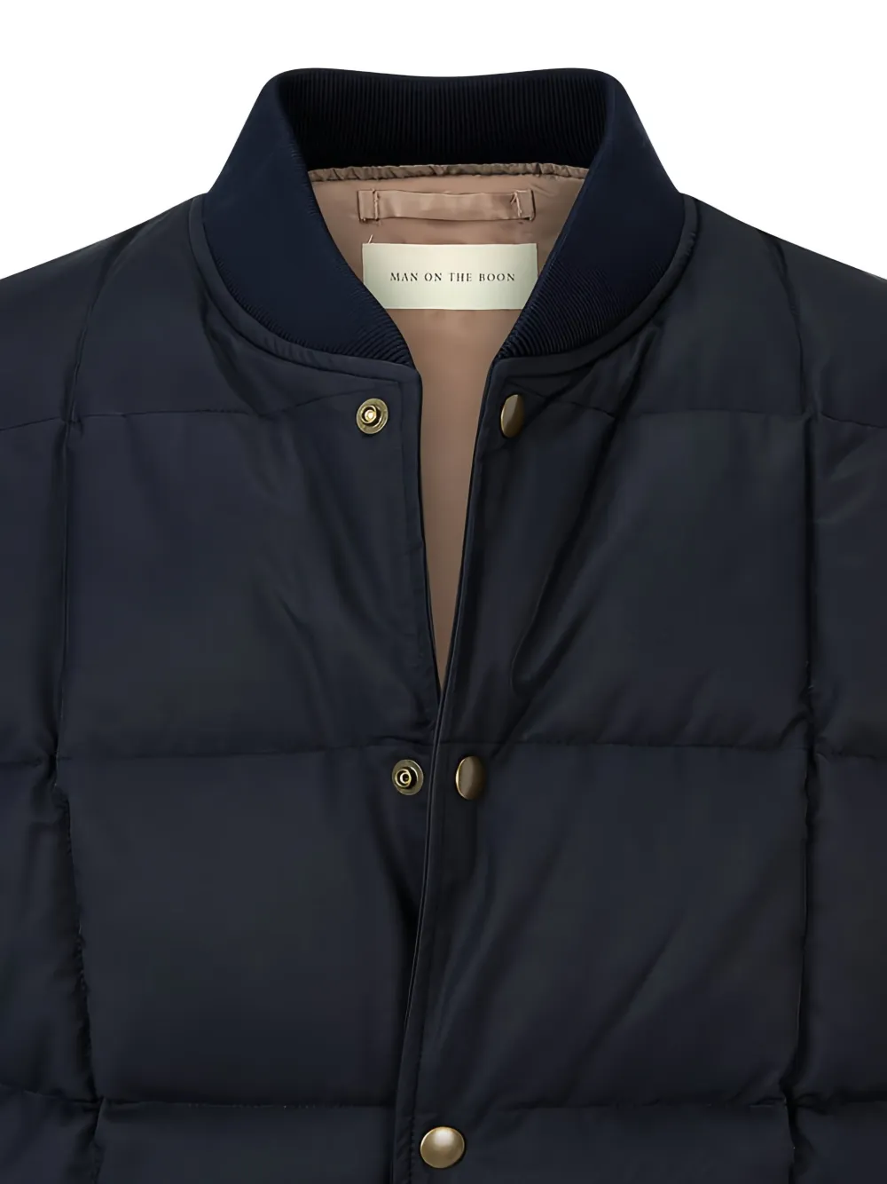 Man On The Boon. Gewatteerd bomberjack Blauw