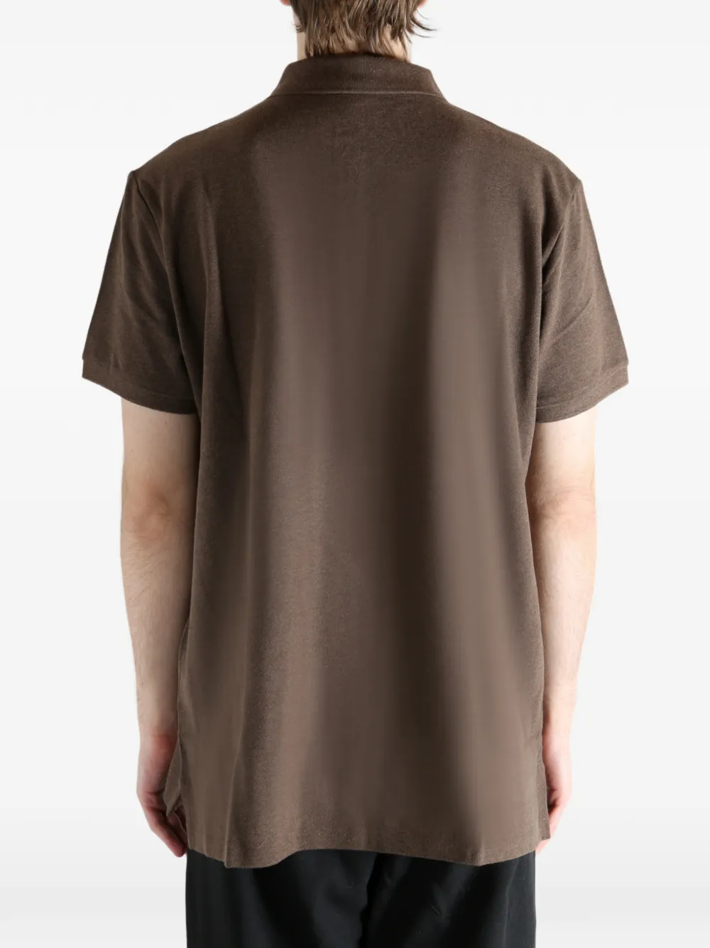 Polo Ralph Lauren Logo-detail Polo Shirt In Brown